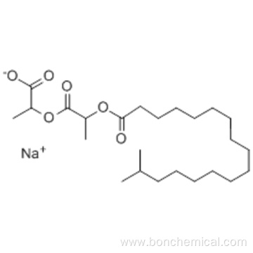 Isooctadecanoic acid,2-(1-carboxyethoxy)-1-methyl-2-oxoethyl ester, sodium salt (1:1) CAS 66988-04-3